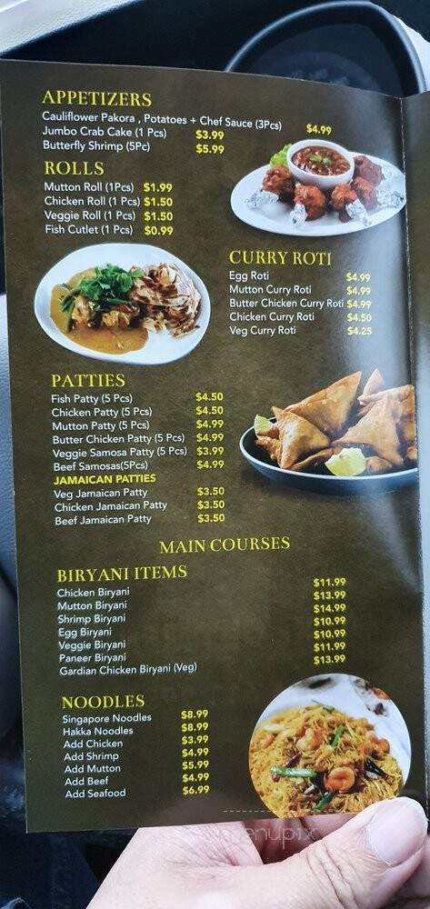 Masala Boys - Toronto, ON menu_pic