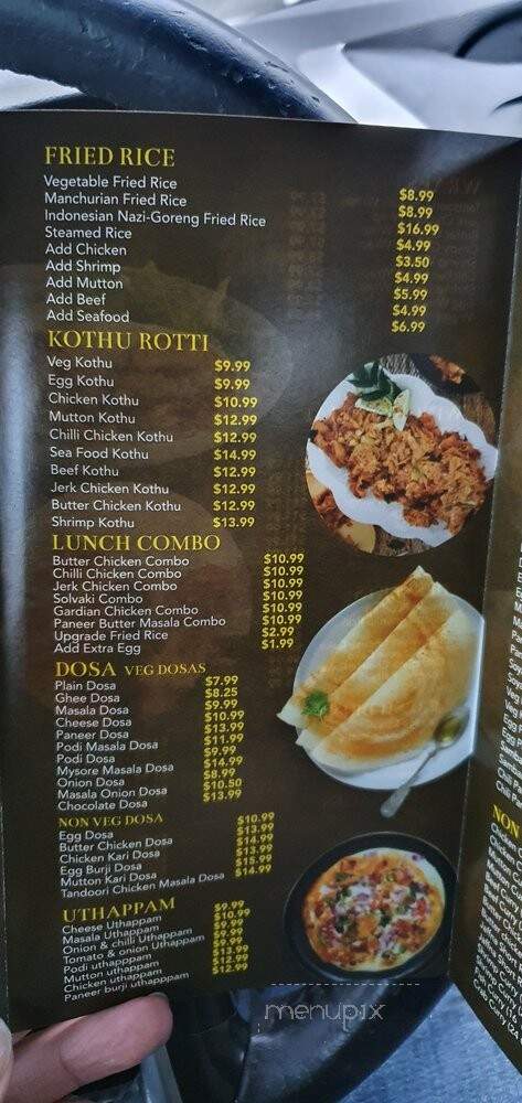 Masala Boys - Toronto, ON menu_pic