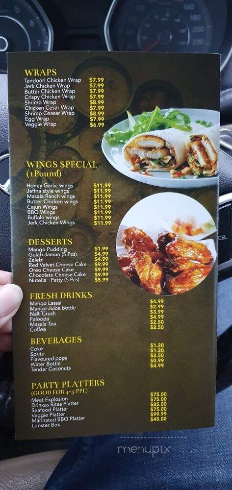Masala Boys - Toronto, ON menu_pic