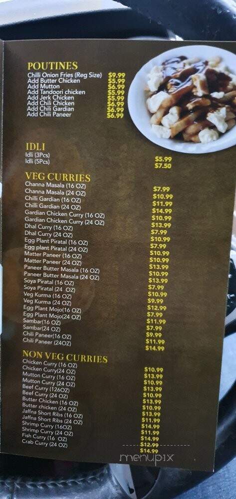 Masala Boys - Toronto, ON menu_pic