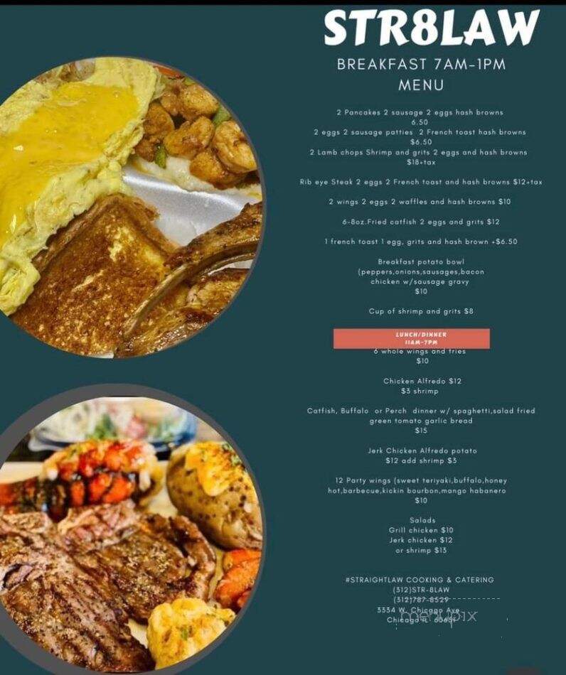 New Vivians Grill - Chicago, IL menu_pic