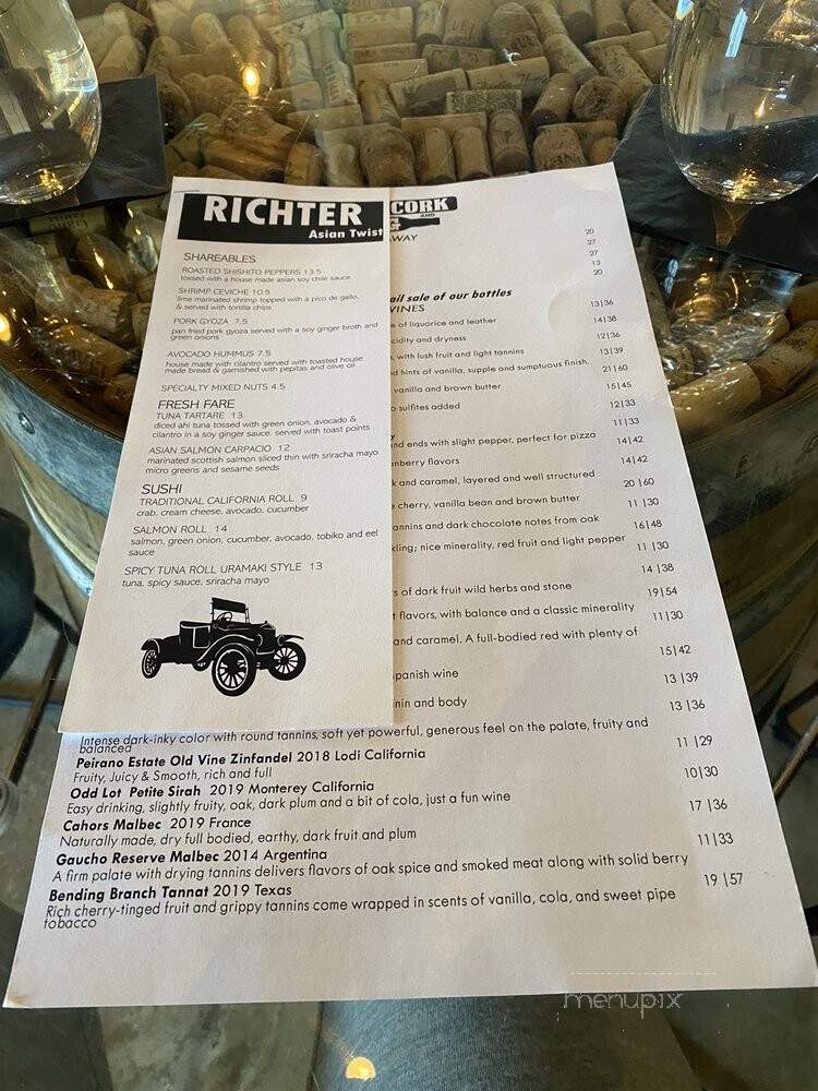 Richter Cork and Keg Fly Away - Boerne, TX menu_pic