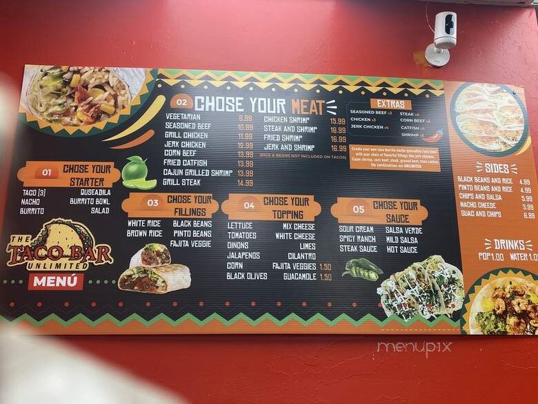 Taco Bar Unlimited - Harper Woods, MI menu_pic