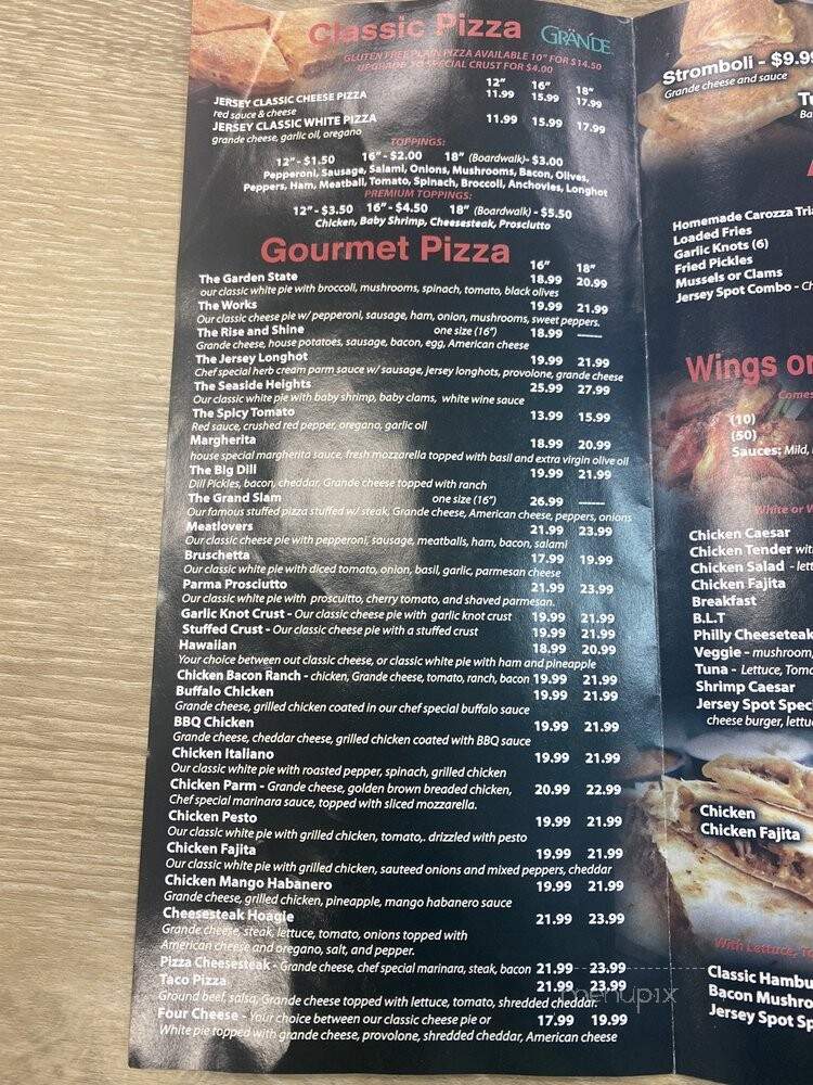 The Jersey Spot Pizza and Pasta - Kissimmee, FL menu_pic