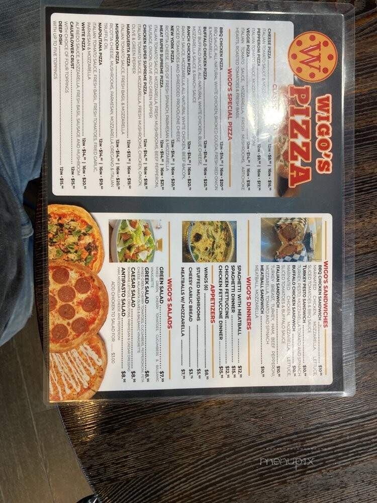 Wigo's Pizza - Hesperia, CA menu_pic
