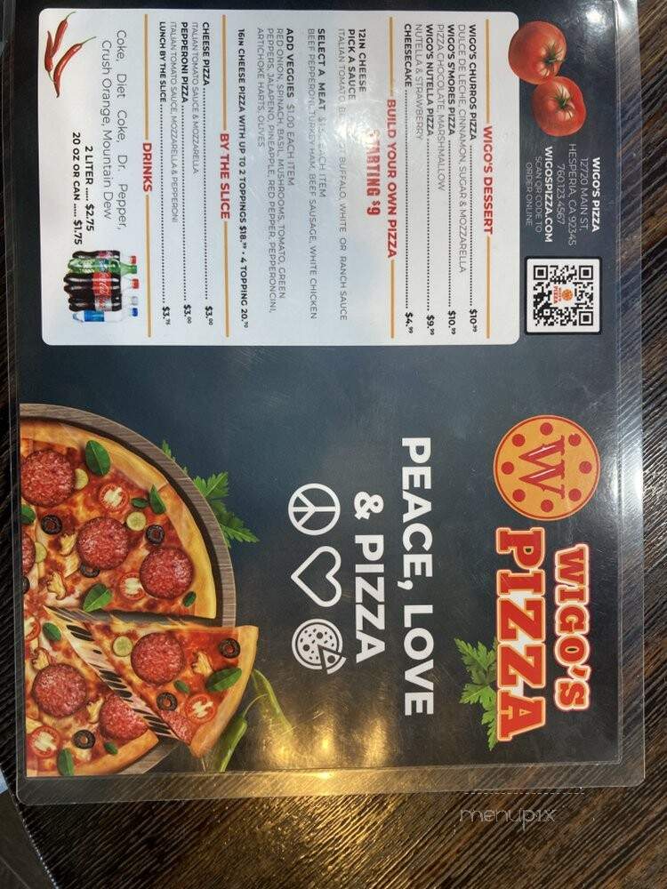 Wigo's Pizza - Hesperia, CA menu_pic