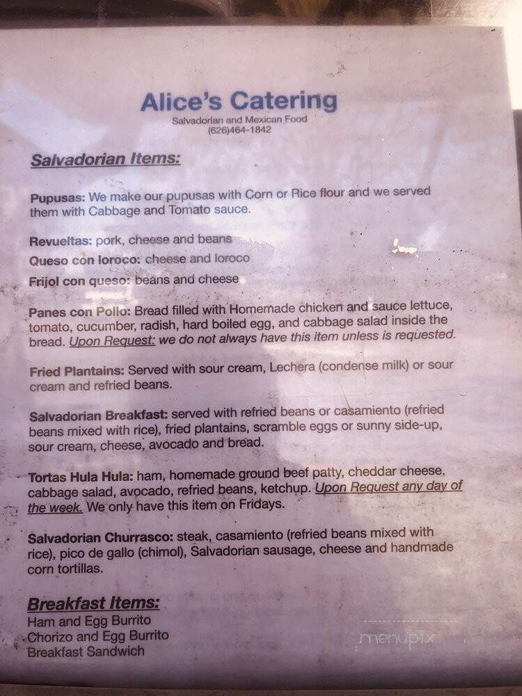 Alice's Catering - San Leandro, CA