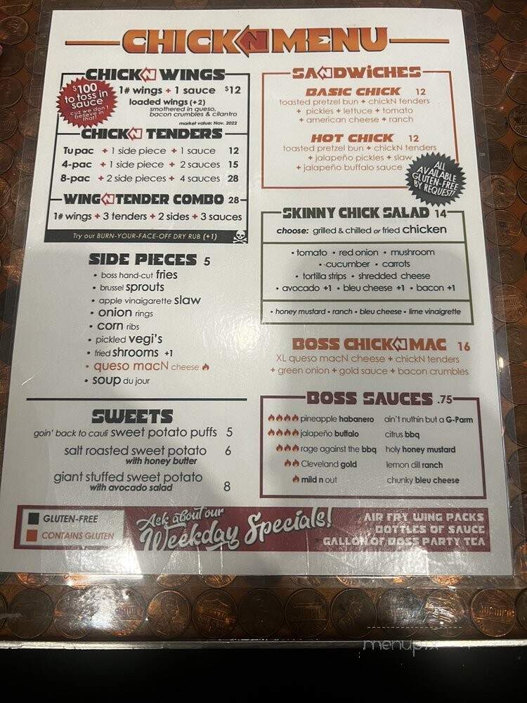 Boss ChicknBeer - Seven Hills, OH menu_pic