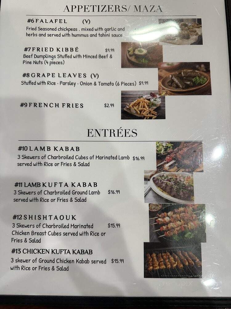 Kabab grill - Indianapolis, IN menu_pic