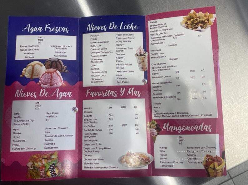 La Michoacana Premier - Azusa, CA menu_pic