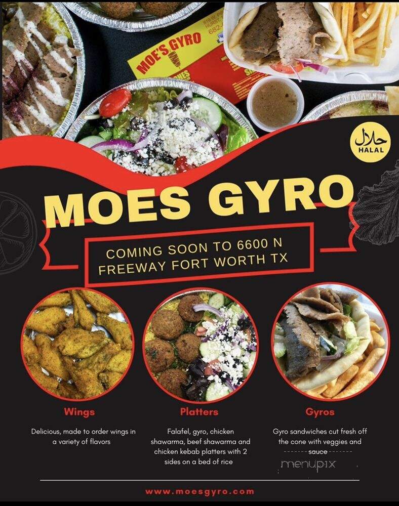 Moe's Gyro - Fort Worth, TX menu_pic