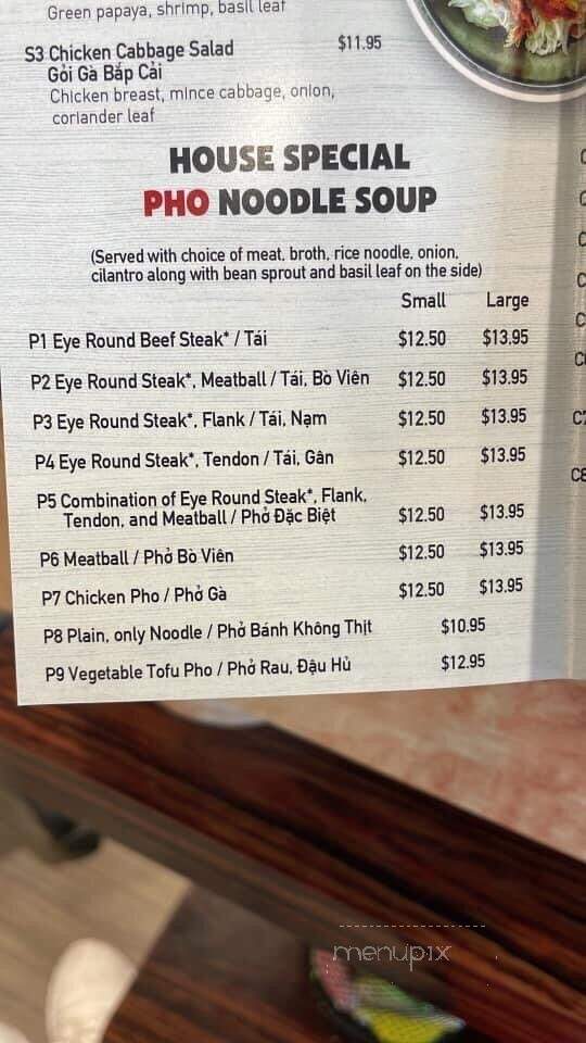 Pho and Grill - Lincoln, NE menu_pic