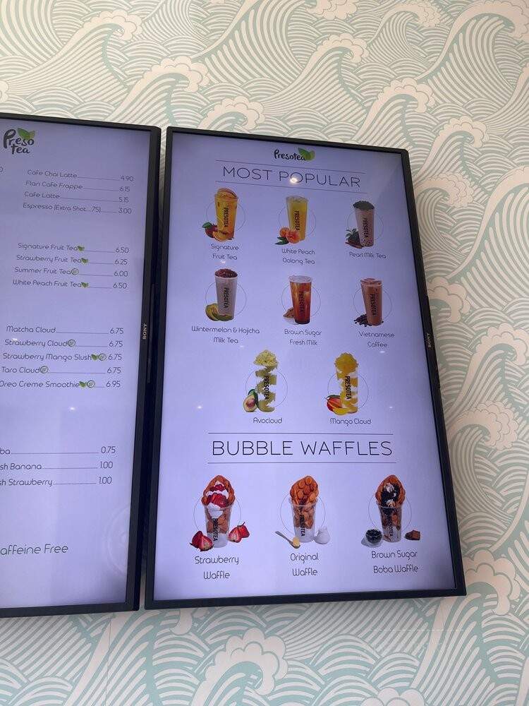 Presotea - Manhattan Beach, CA menu_pic