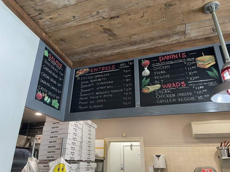 Soho Pizza - New Milford, CT menu_pic