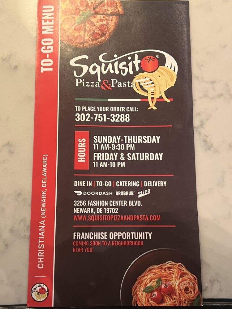 Squisito Pizza & Pasta - Newark, DE