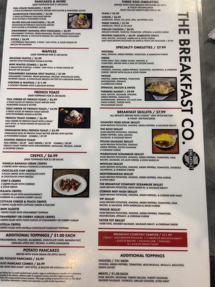 The Breakfast - Indianapolis, IN menu_pic