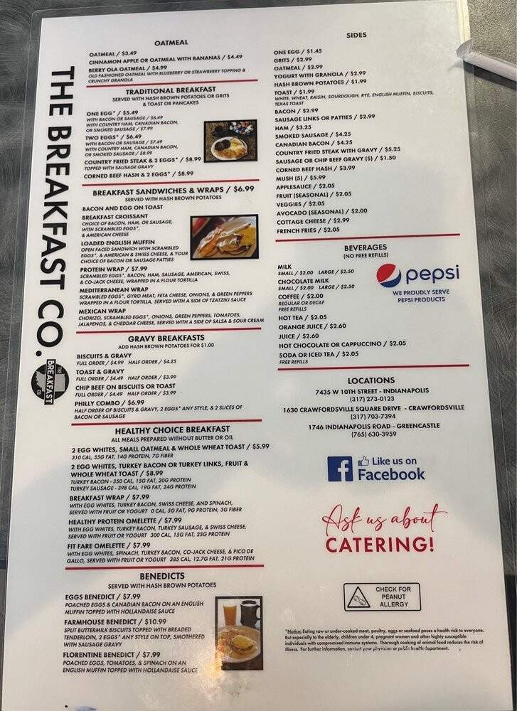 The Breakfast - Indianapolis, IN menu_pic