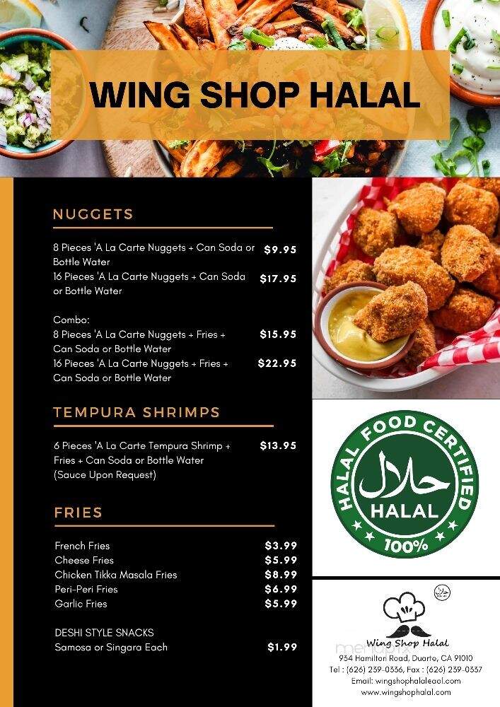 Wing Shop Halal - Irwindale, CA