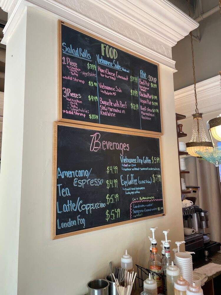 Cafe Hanoi - Victoria, BC menu_pic
