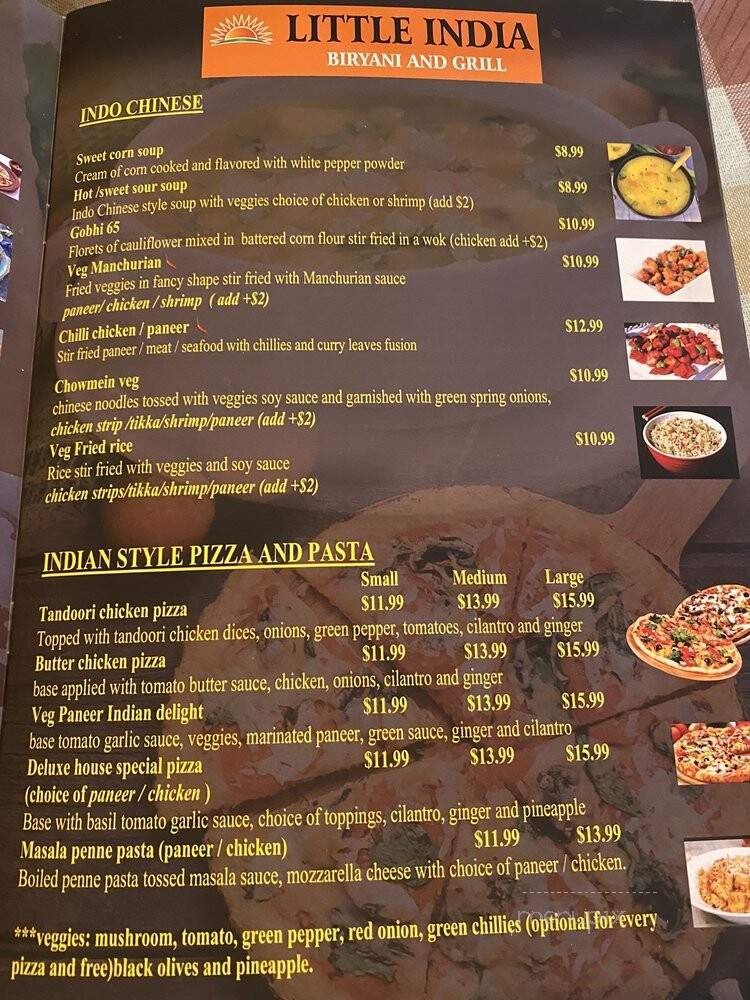 Little India Biryani & Grill - Jacksonville, FL menu_pic