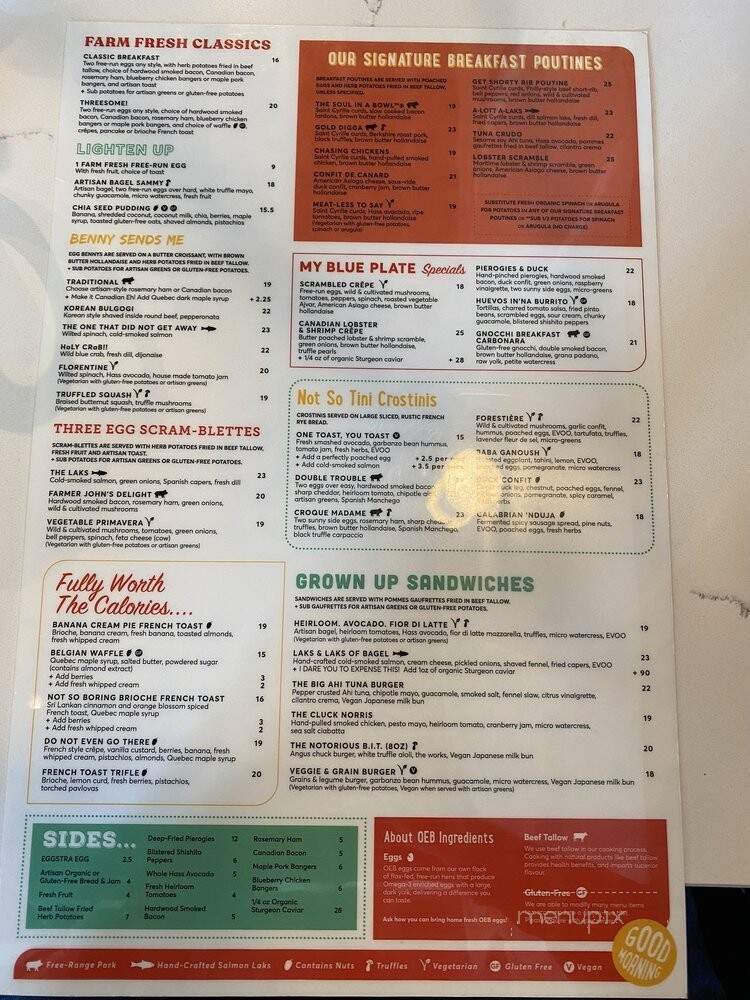 OEB Breakfast - Winnipeg, MB menu_pic