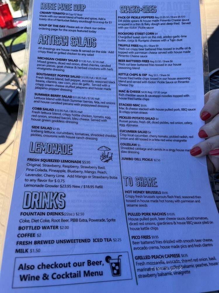 The Toasted Pickle - Rockford, MI menu_pic