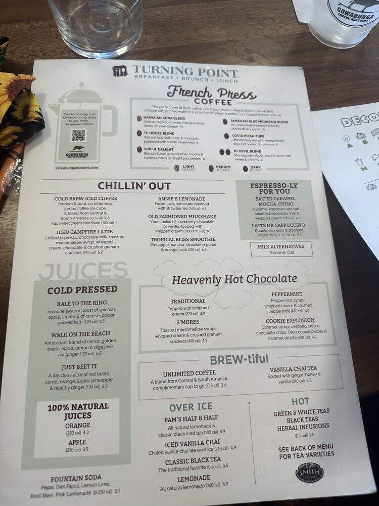 Turning Point of Upper Dublin - Dresher, PA menu_pic
