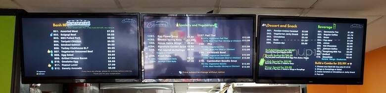 Boomerang Sandwich - Toronto, ON menu_pic