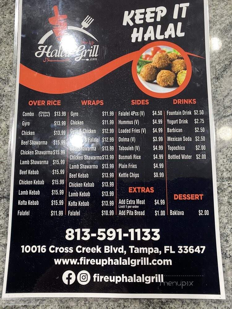 Fire Up Halal Grill - Tampa, FL