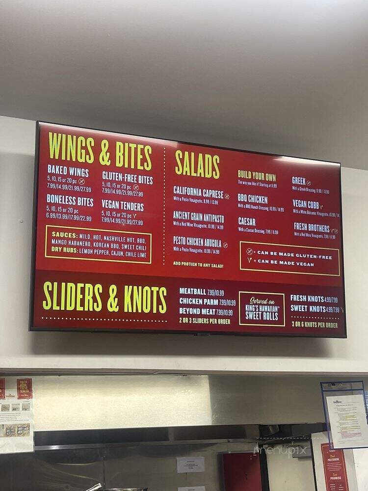 Fresh Brothers - La Canada Flintridge, CA menu_pic