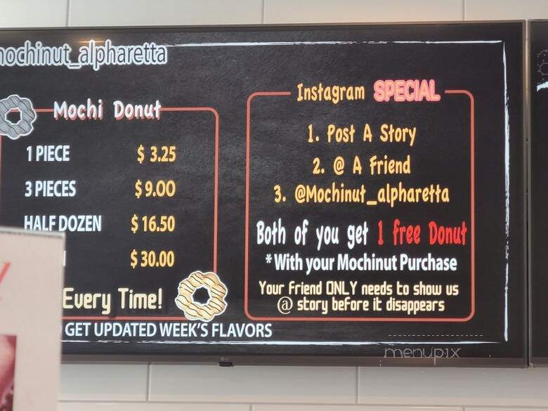 Mochinut - Alpharetta, GA menu_pic