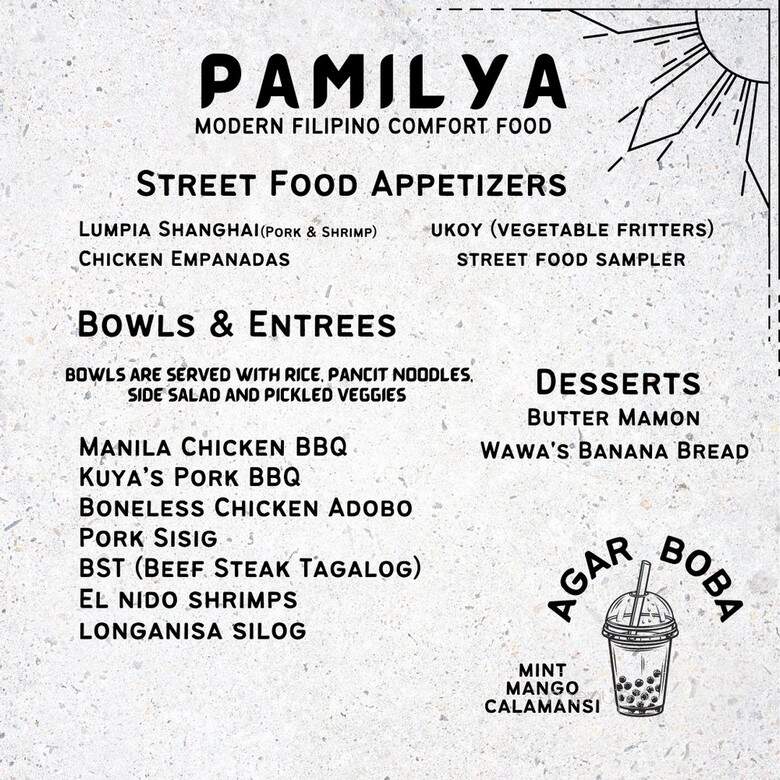 Pamilya-Filipino Cuisine - Redwood City, CA
