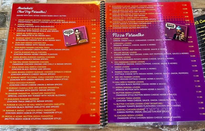 Paranthe Wali Gali - Niagara Falls, ON menu_pic