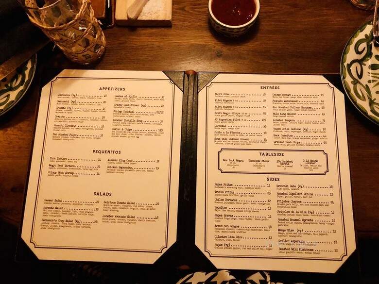 The Hideaway - Beverly Hills, CA menu_pic