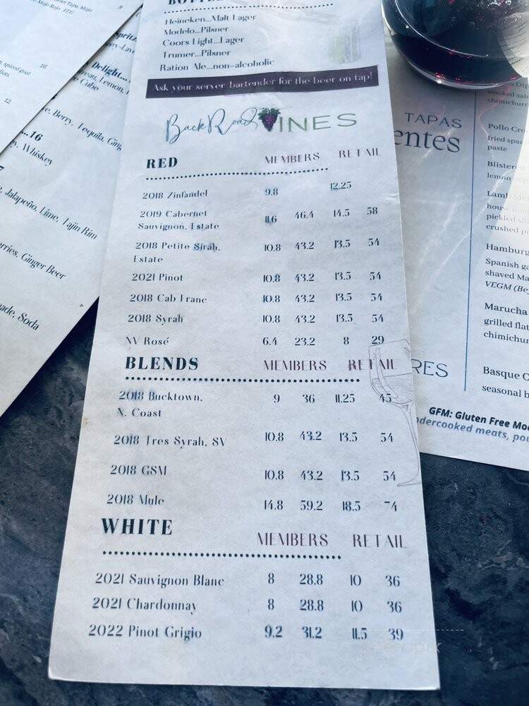 The Landing - Fairfield, CA menu_pic
