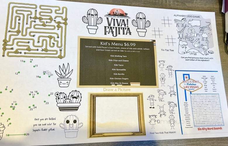 Viva Fajita - Portage, MI menu_pic