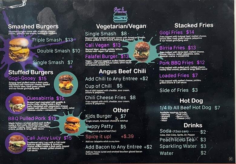 Bun & Blanket - Sherman Oaks, CA menu_pic