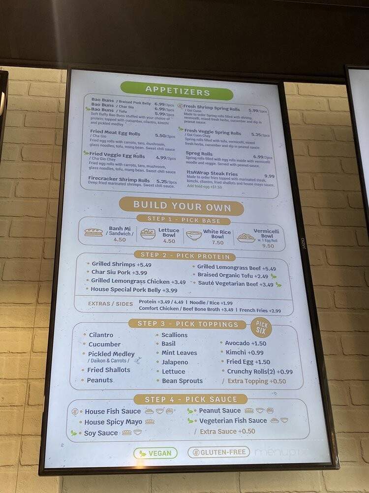 It's a Wrap - Morrisville, NC menu_pic