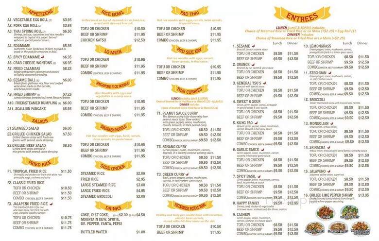 No.8 Express - Denver, CO menu_pic