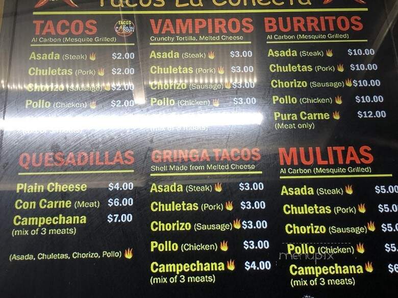 Taco Connection - Santa Ana, CA menu_pic