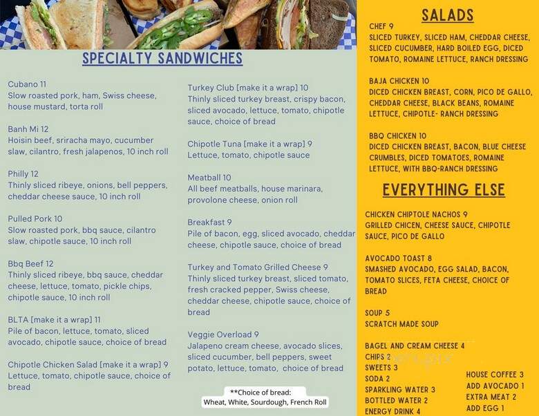 TKO Deli - San Diego, CA menu_pic