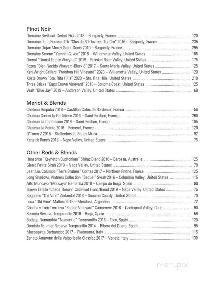 Fizz - Plano, TX menu_pic