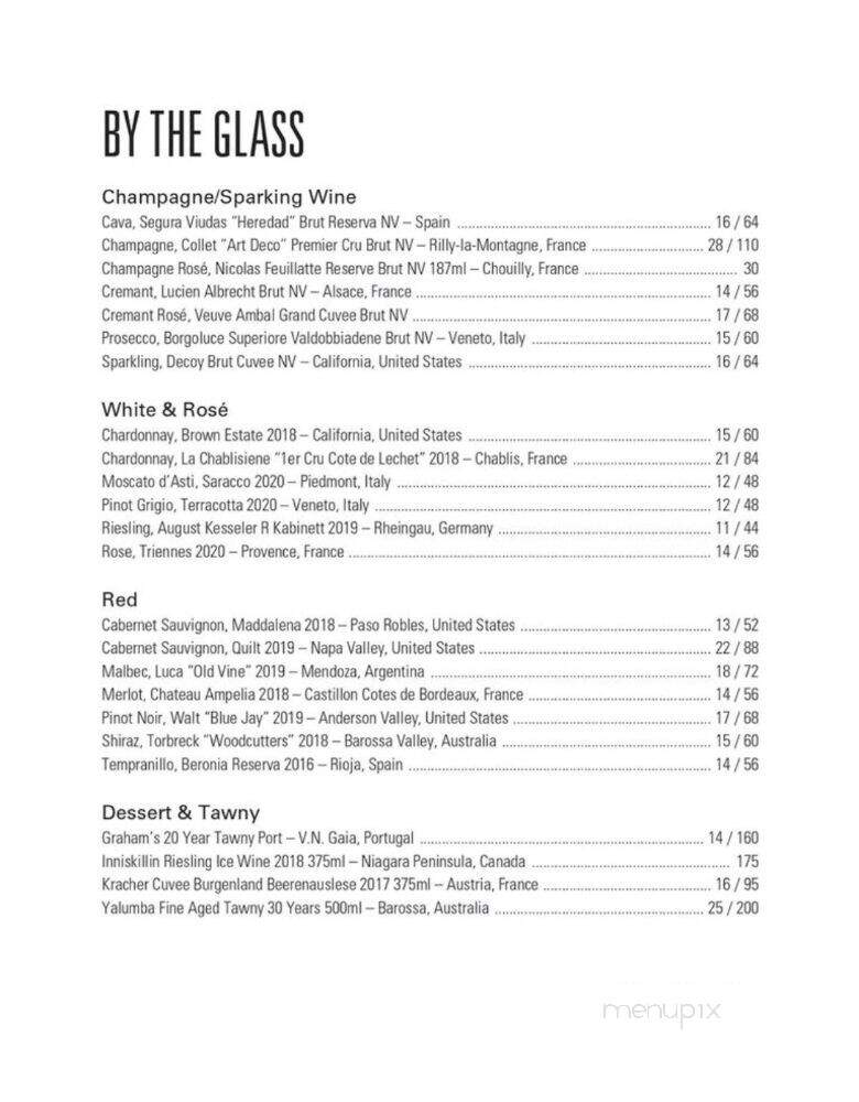 Fizz - Plano, TX menu_pic