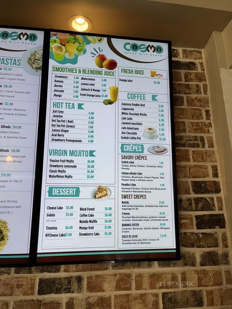 Cosmo Eatery - Houston, TX menu_pic