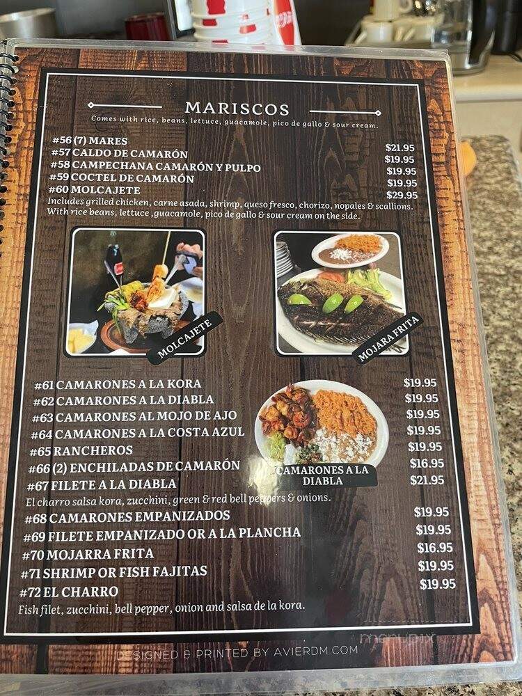 El Charro Taqueria - Las Vegas, NV menu_pic
