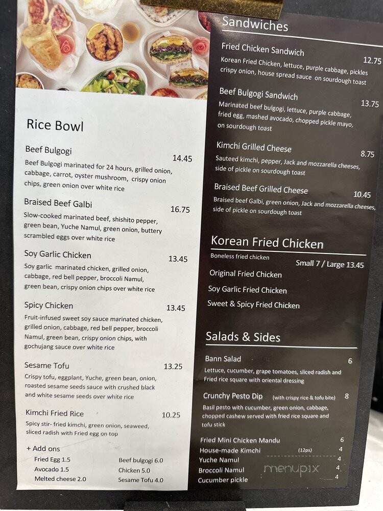 KitchenBann - Los Angeles, CA menu_pic