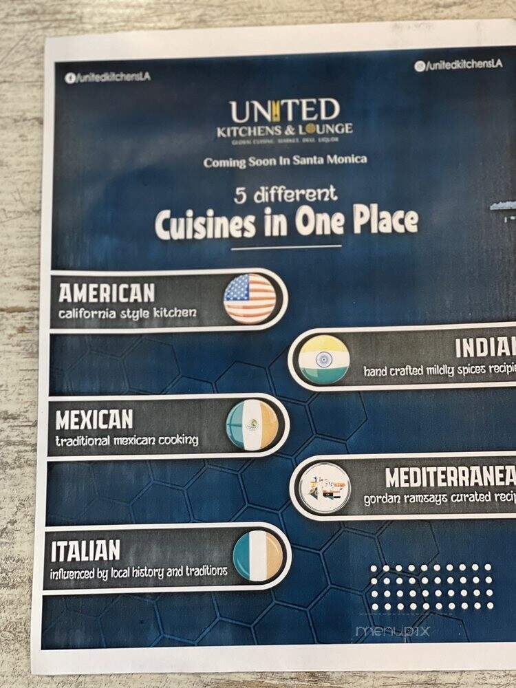 United Kitchen & Lounge - Santa Monica, CA menu_pic