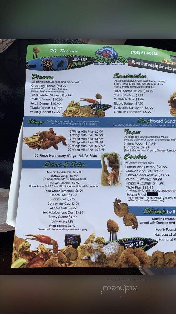 Crab Du Jour - Melrose Park, IL menu_pic