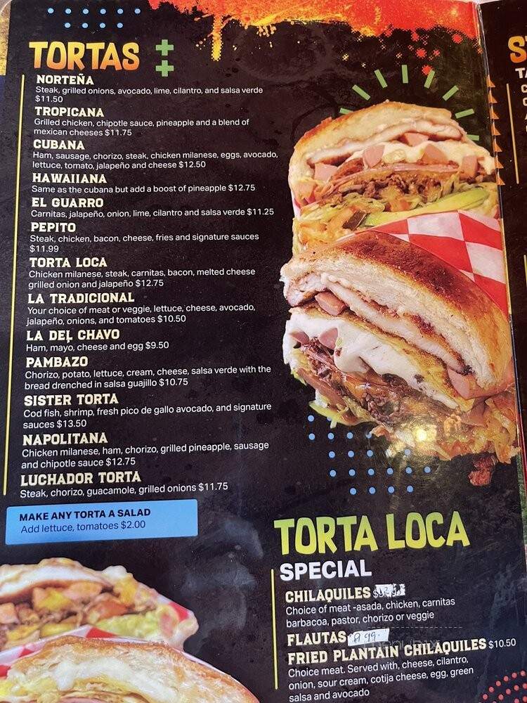 La Torta Loca - Florence, KY menu_pic