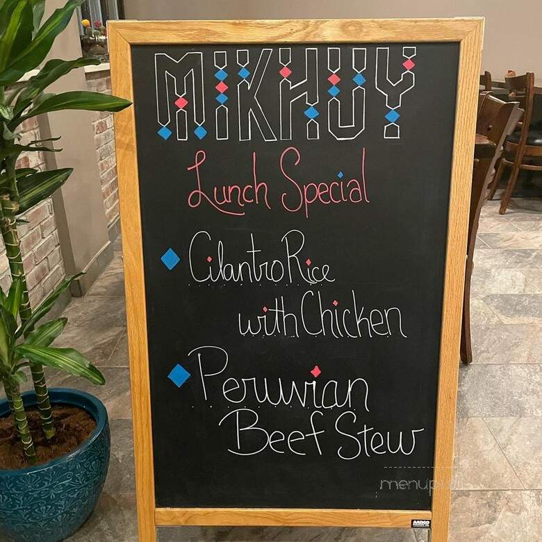 Mikhuy - Brooklyn, NY menu_pic